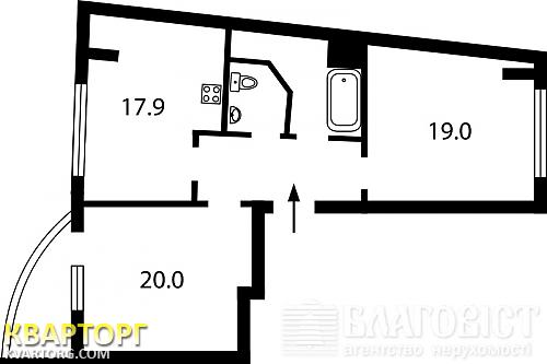 Sell 2-room apartment. Киев,  Златоустовская — photo 2