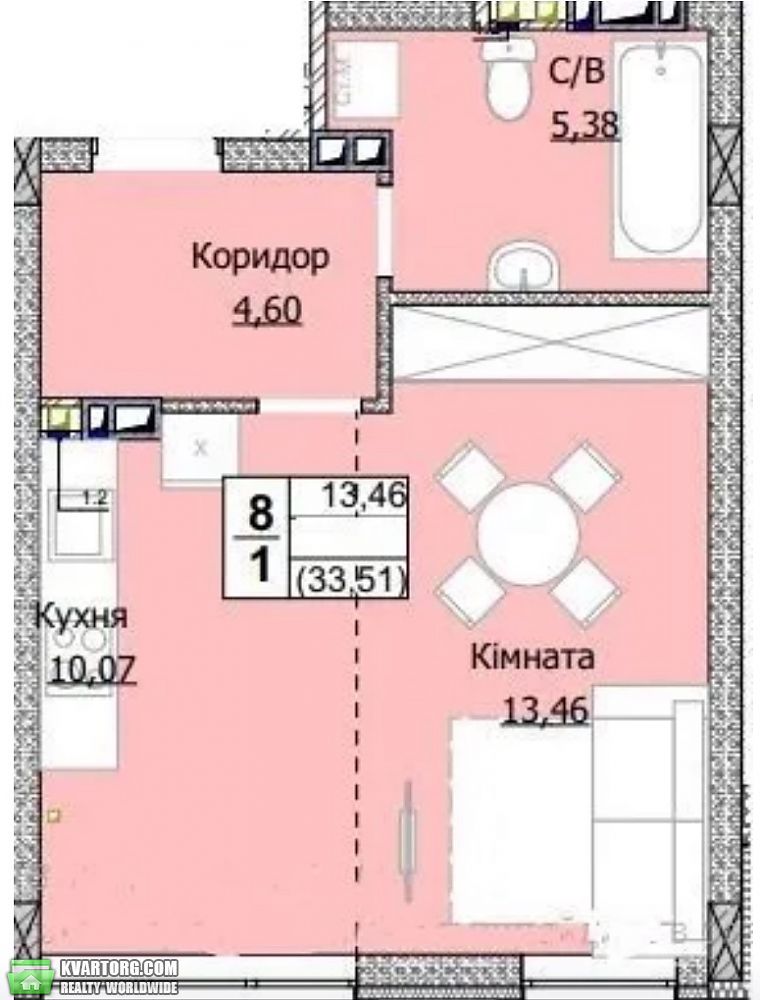 Sell 1-room apartment. Киевская обл., Свято-Покровська — photo 2