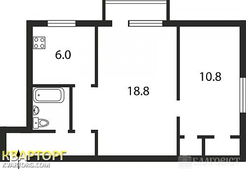 Sell 2-room apartment. Киев,  Ушинского — photo 2