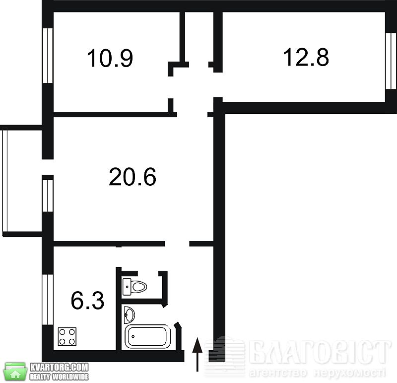 Sell 3-room apartment. Киев, 40-летия Октября просп — photo 6