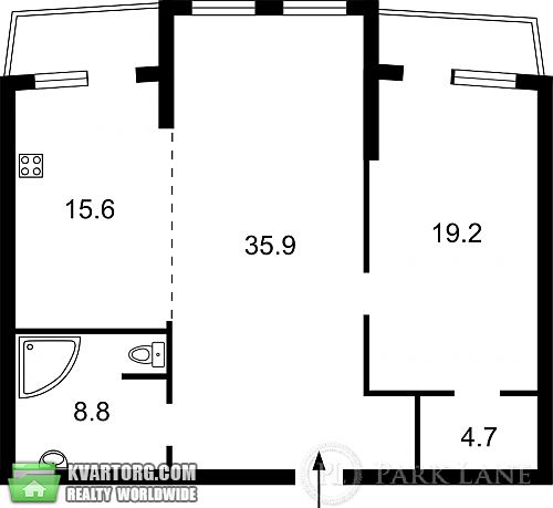 Sell 2-room apartment. Киев, Леси Украинки бул — photo 2