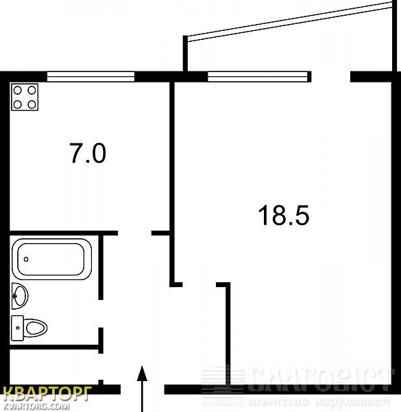 Sell 1-room apartment. Киев, Касияна — photo 4