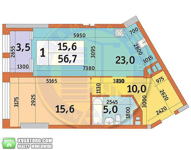 Sell 2-room apartment. Киев,  Победы пр — photo 2
