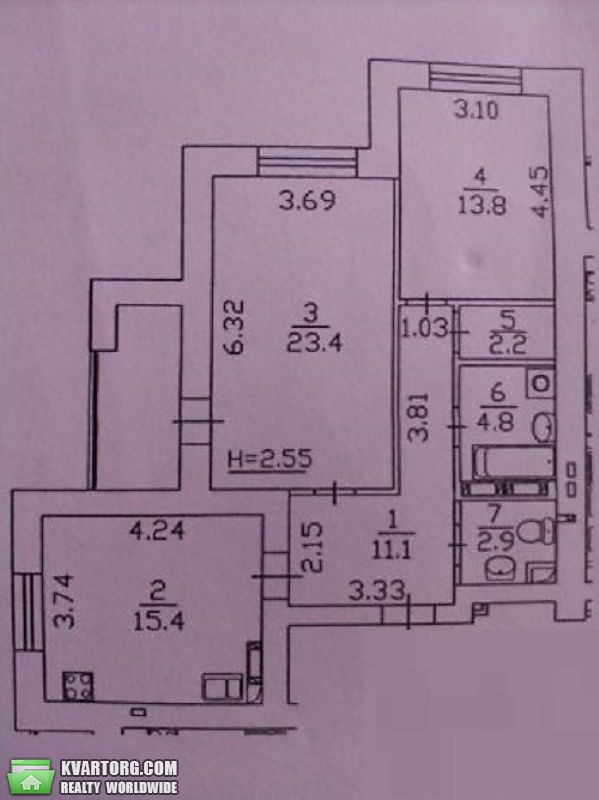 Sell 2-room apartment. Киев, Николя Хвылевого — photo 7