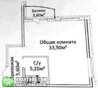 Sell 1-room apartment. Одесса, Гагарина проспект — photo 1