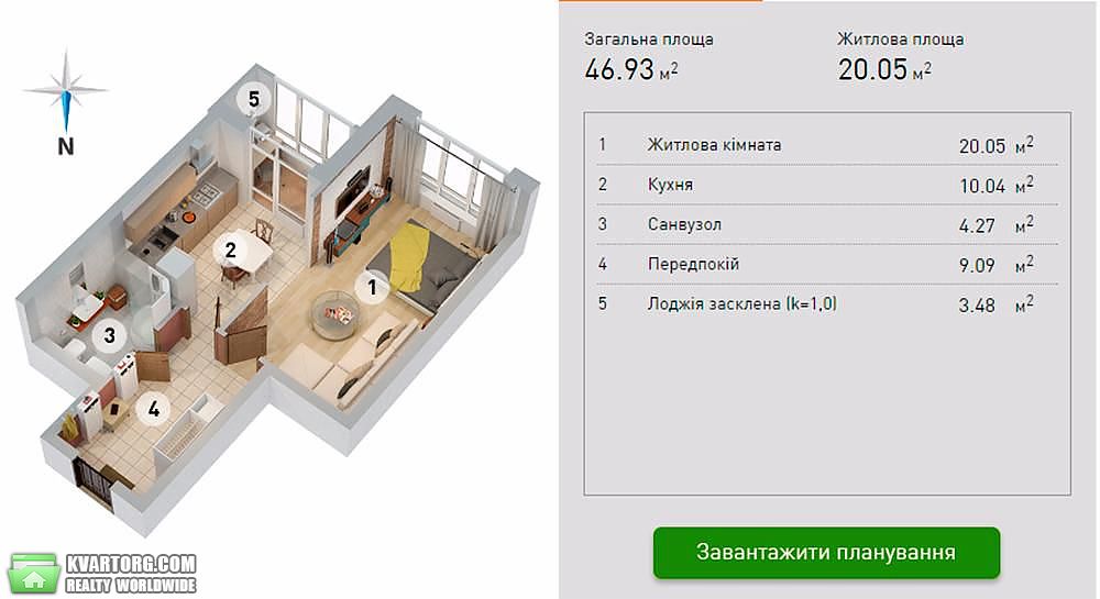 Sell 1-room apartment. Киев,  Армянская — photo 8