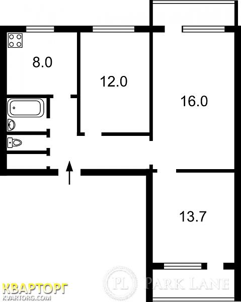 Sell 3-room apartment. Киев, Героев Сталинграда пр — photo 2