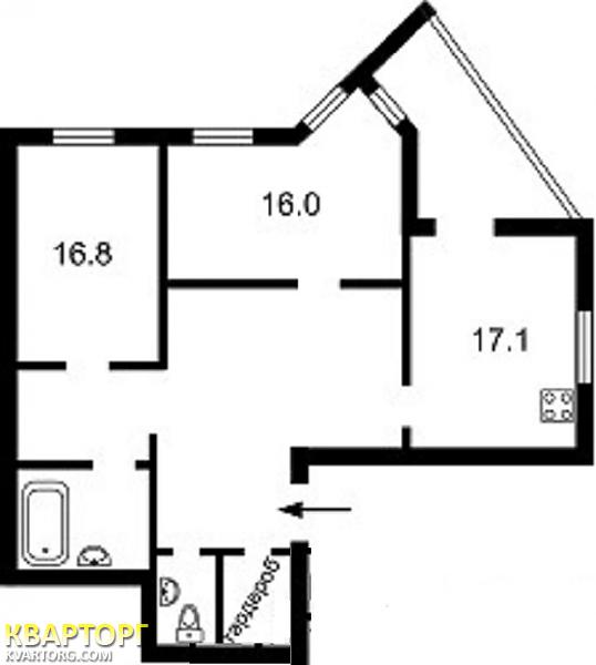Sell 2-room apartment. Киев,  Саперно-Слободская — photo 9