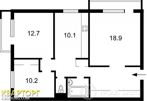 Sell 3-room apartment. Киев,  Верхняя — photo 2