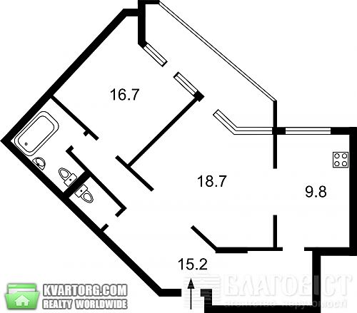 Sell 2-room apartment. Киев, Ломоносова — photo 2
