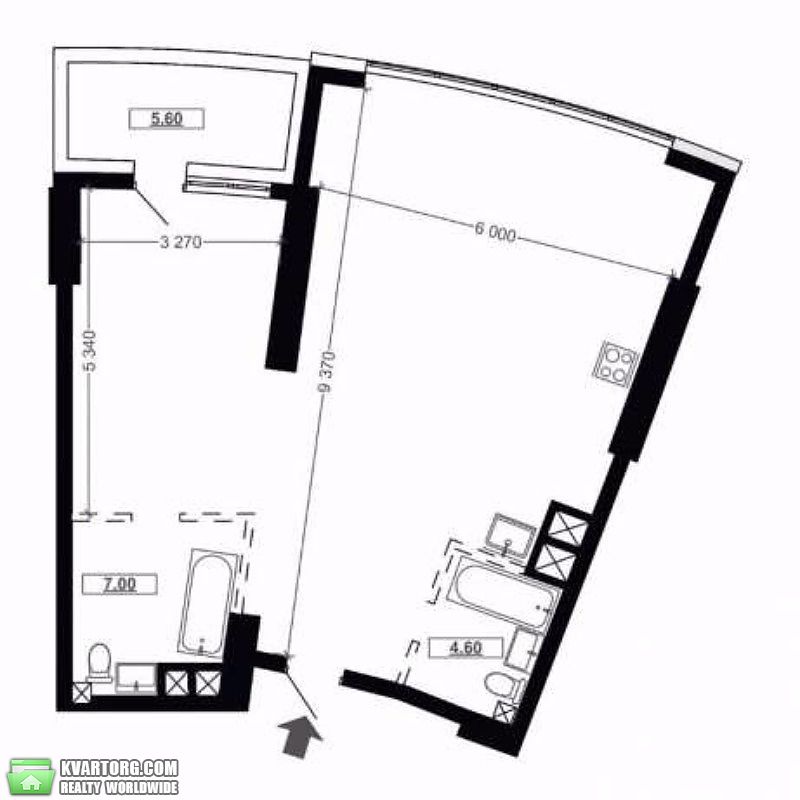 Sell 1-room apartment. Киев,  Лейпцигская — photo 6