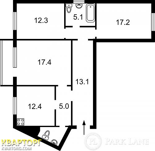 Sell 3-room apartment. Киев, Яблонской — photo 2
