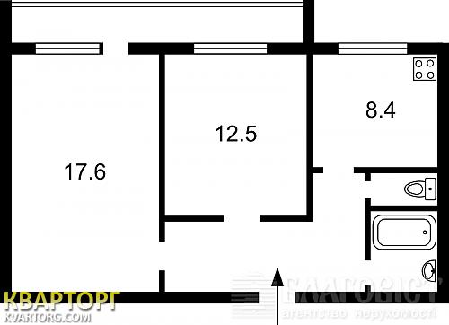 Sell 2-room apartment. Киев, Героев Днепра — photo 1