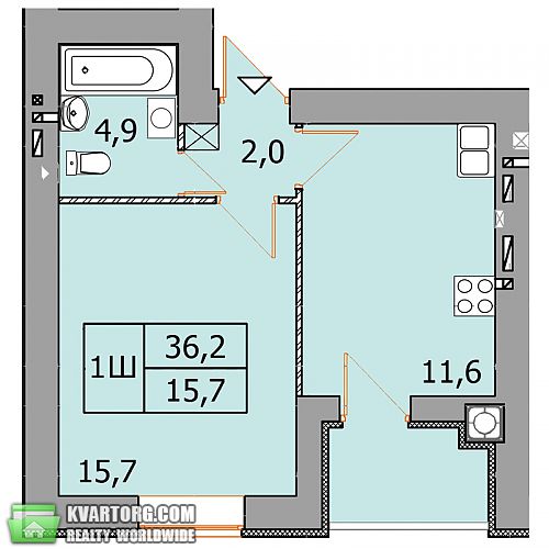 продам 1-комнатную квартиру. Киев,  Гетьманская - фото 1