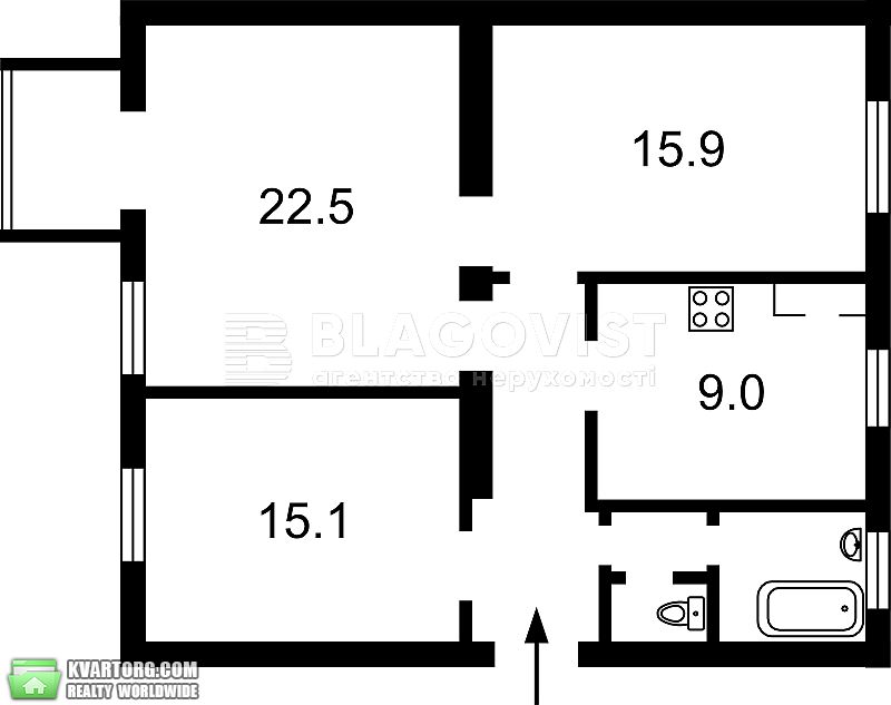 Sell 3-room apartment. Киев,  Грушевского — photo 4