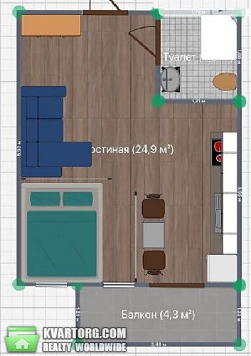 Sell 1-room apartment. Киев,  Метрологическая — photo 6