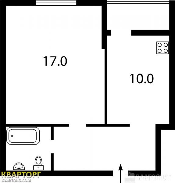 Sell 1-room apartment. Киев,  Туманяна — photo 2