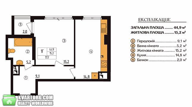 Sell 1-room apartment. Киев,  Нагорная — photo 3