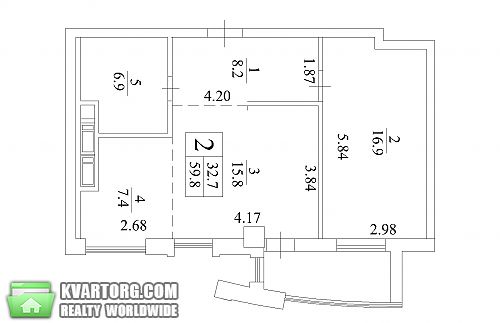 Sell 1-room apartment. Киев, Лумумбы — photo 2