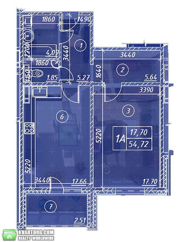 Sell 1-room apartment. Киев, Балтийский пер — photo 5