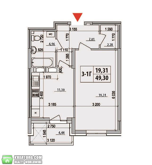 Sell 1-room apartment. Киев, Маланюка — photo 3