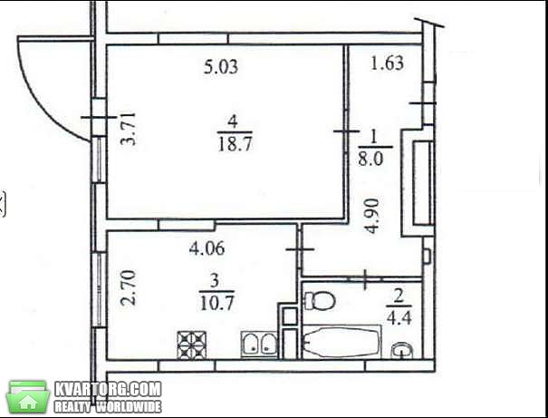 Sell 1-room apartment. Киев,  Ломоносова — photo 2