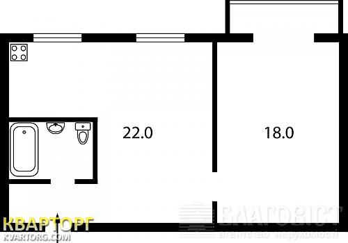 Sell 2-room apartment. Киев,  Жилянская — photo 1