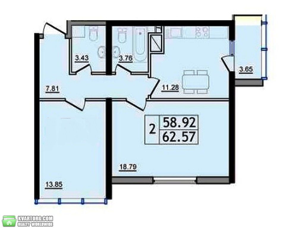 Sell 2-room apartment. Одесса, Сахарова — photo 2