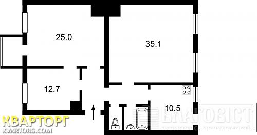 Sell 3-room apartment. Киев,  Богдана Хмельницкого — photo 2
