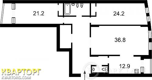 Sell 3-room apartment. Киев, Щорса — photo 3