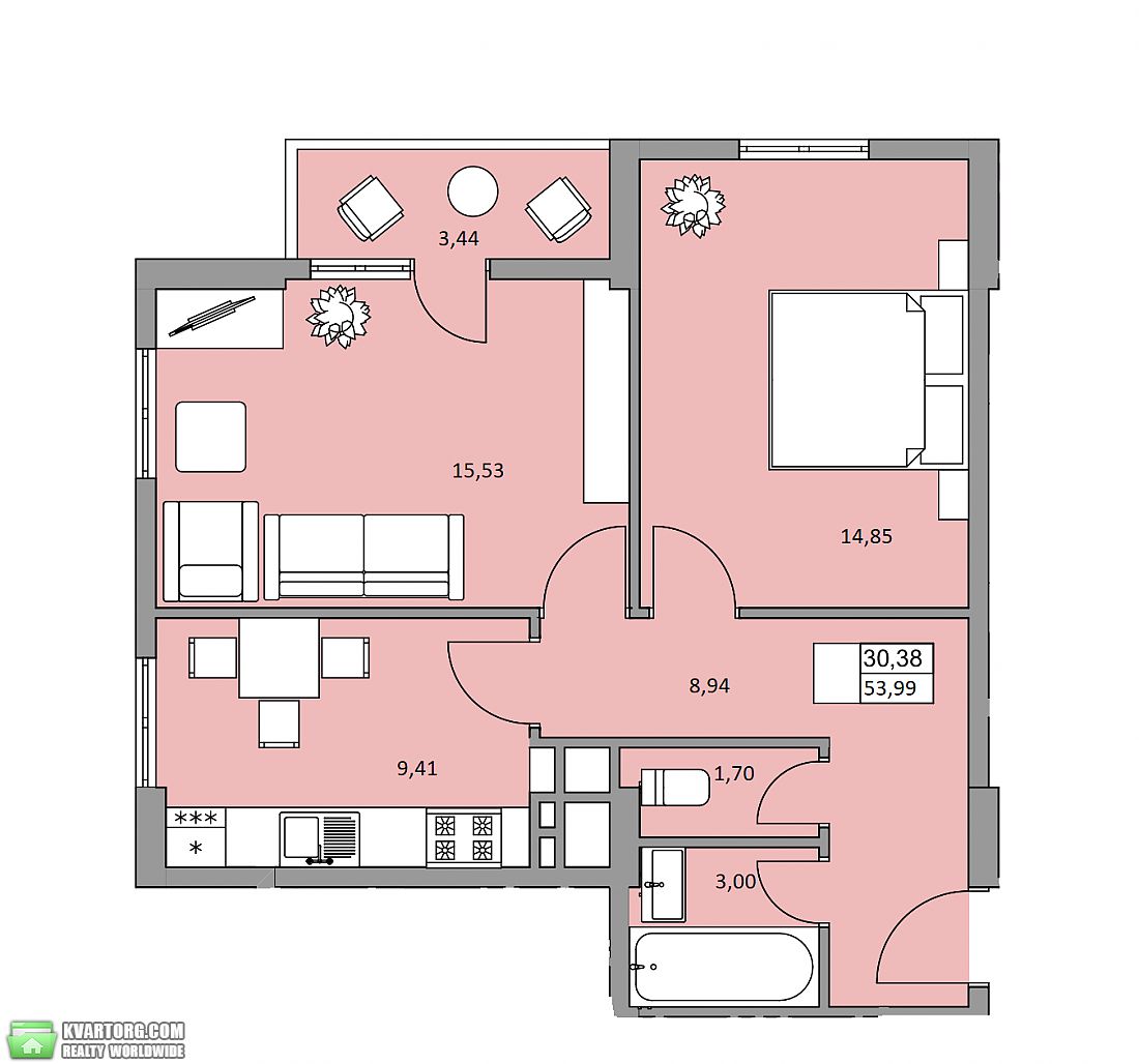 Sell 2-room apartment. Херсон,  Филатова — photo 1