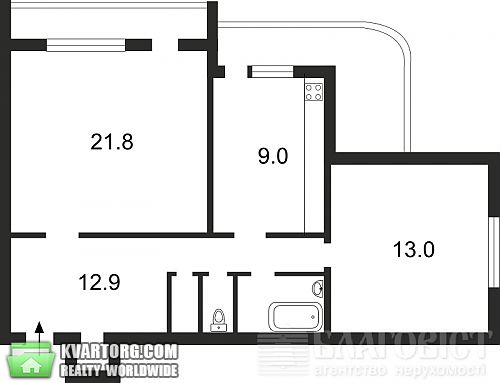 Sell 2-room apartment. Киев, Старонаводницкая — photo 2
