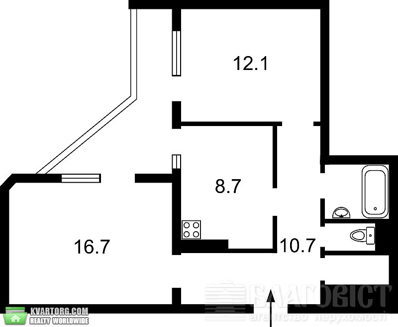 Sell 2-room apartment. Киев,  Львовская — photo 1