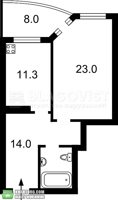 Sell 1-room apartment. Киев,  Победы пр — photo 2