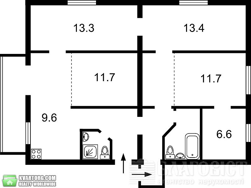 Sell 5-room apartment. Киев,  Тверской Тупик — photo 5