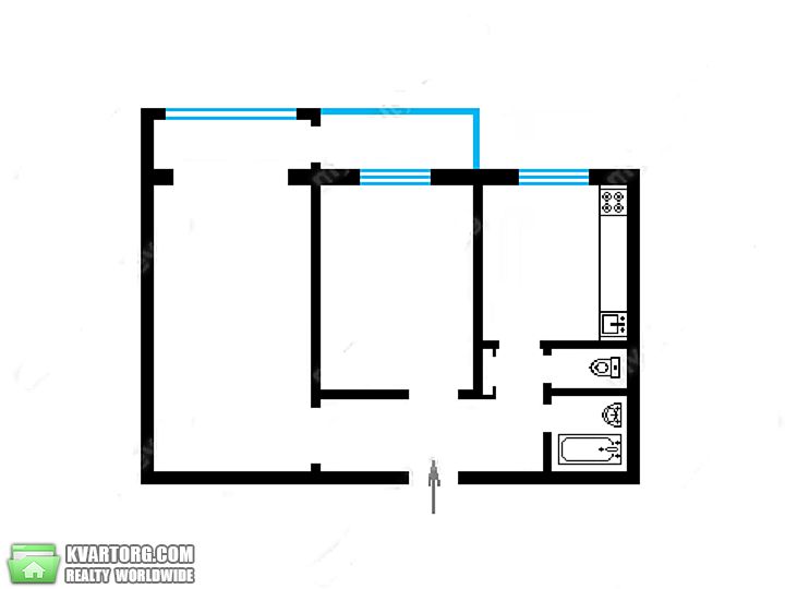 Sell 2-room apartment. Киев,  Зодчих — photo 4