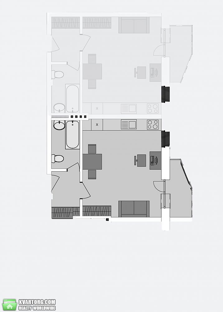 Sell 1-room apartment. Киев, Армянский переулок — photo 2
