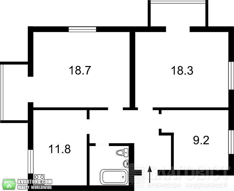 Sell 3-room apartment. Киев,  Лумумбы — photo 3