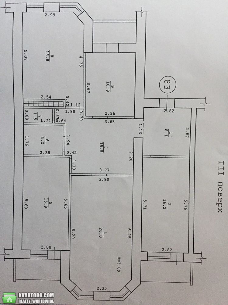 Sell 4-room apartment. Одесса,  Академика Вильямса — photo 1