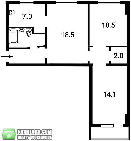 Sell 3-room apartment. Киев,  Победы пр — photo 6