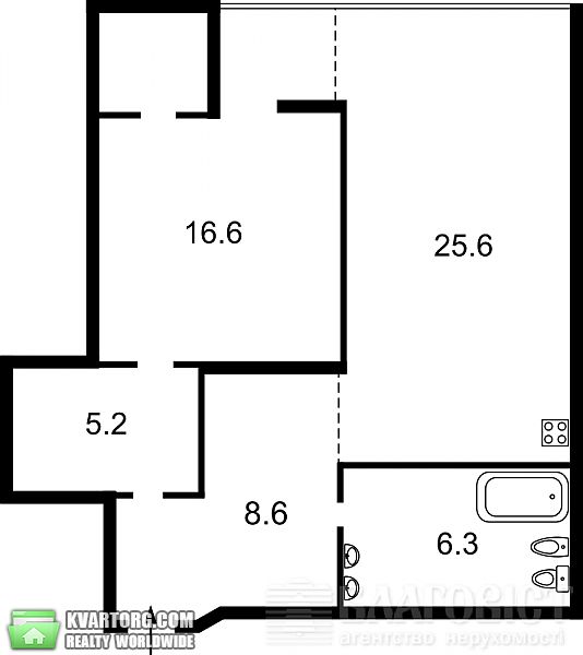 Sell 2-room apartment. Киев, Щорса — photo 8