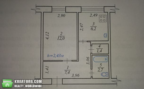 Sell 1-room apartment. Киев,  Вернадского бул — photo 5