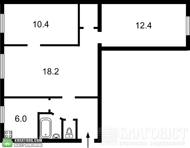 Sell 3-room apartment. Киев,  Леси Украинки бул — photo 3