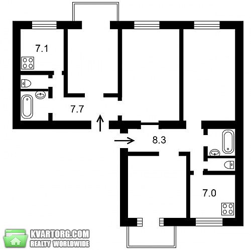 Sell 4-room apartment. Киев, Мазепы — photo 2