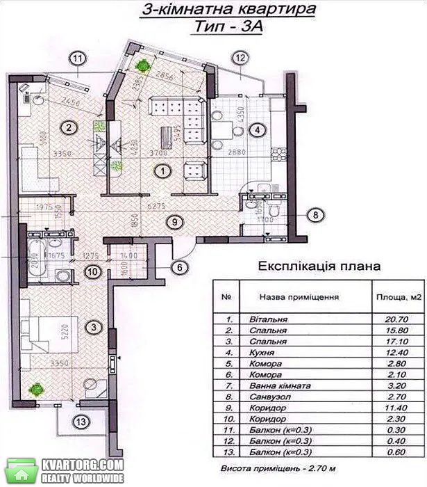 Sell 3-room apartment. Киев,  Борщаговская — photo 9