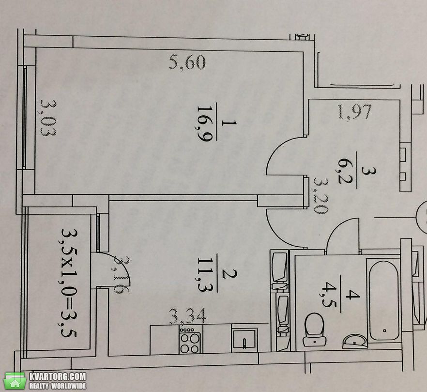 Sell 1-room apartment. Киев,  Воскресенская — photo 9