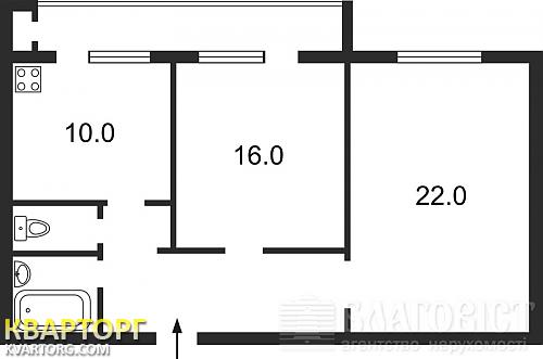 Sell 2-room apartment. Киев,  Урловская — photo 2