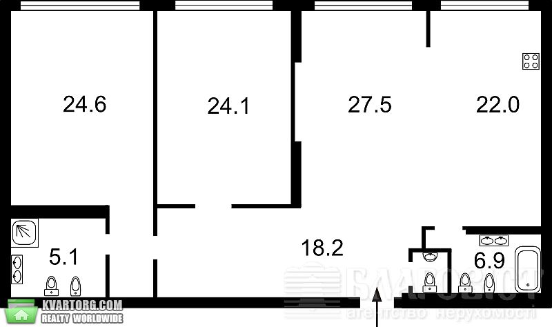 Sell 3-room apartment. Киев,  Черновола — photo 2