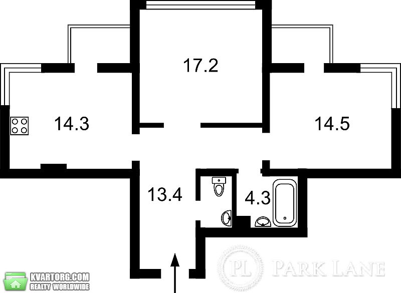 Sell 2-room apartment. Киев, Вильямса — photo 3