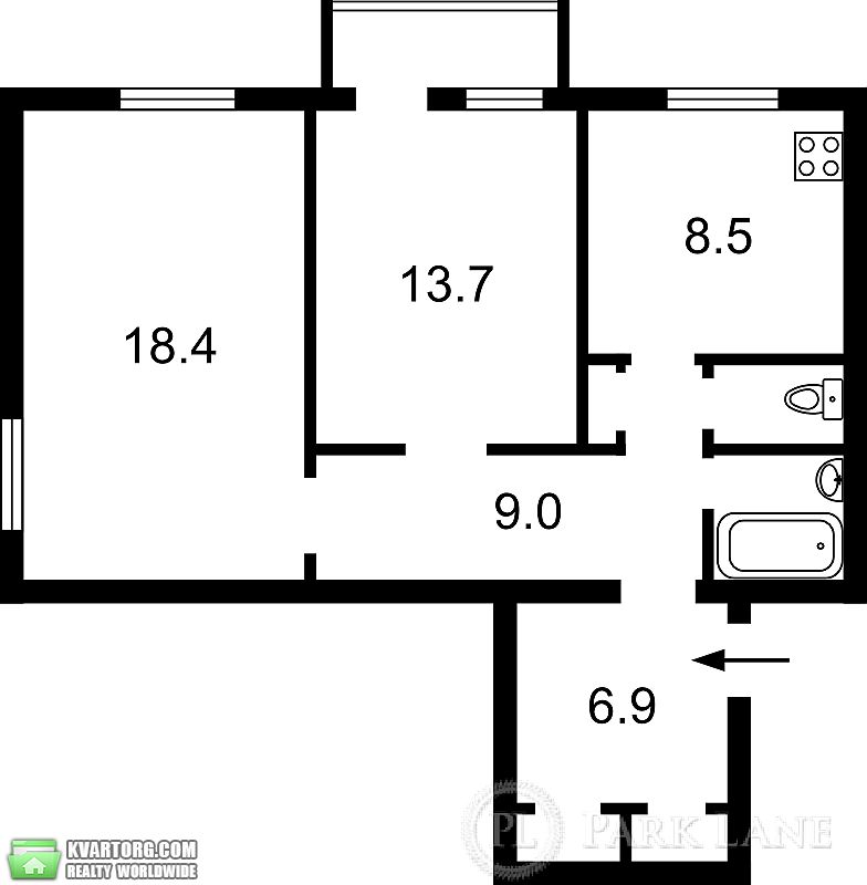 Sell 2-room apartment. Киев,  Голосеевский пр — photo 2